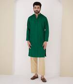 Emerald pintuck kurta set