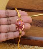 Gold platted peacock moppu chain