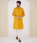 Gold zari kurta set