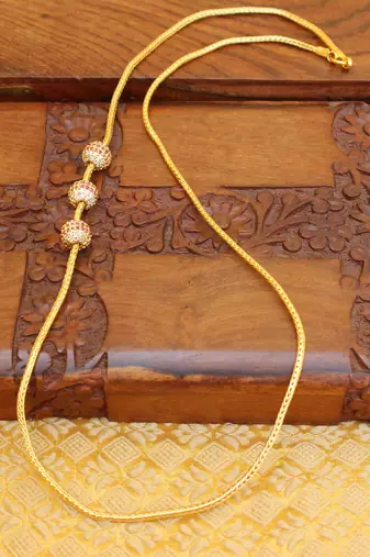 Gold platted moppu chain