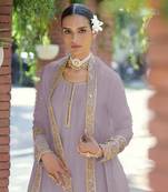 Elderberry gold marori beads & sequin hand embroidered kurta set