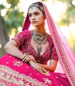 Hot Pink Lehenga Set