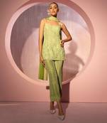 Tamara green kurta set