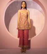 Tamara pink kurta set