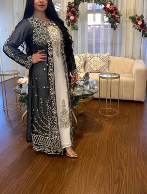 Kaftan in Georgette with Zardosi Work 1