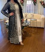 Kaftan in Georgette with Zardosi Work
