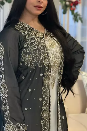 Kaftan in Georgette with Zardosi Work