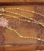 Gold platted peacock moppu chain