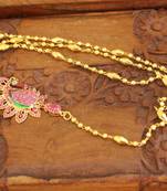 Gold platted peacock moppu chain