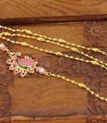 Gold platted peacock moppu chain