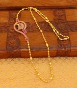 Gold platted peacock moppu chain