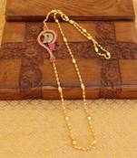 Gold platted peacock moppu chain