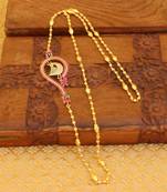 Gold platted peacock moppu chain