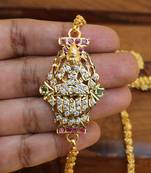 Gold platted lakshmi moppu chain