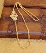 Gold platted lakshmi moppu chain
