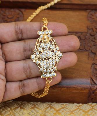Gold platted lakshmi moppu chain 2