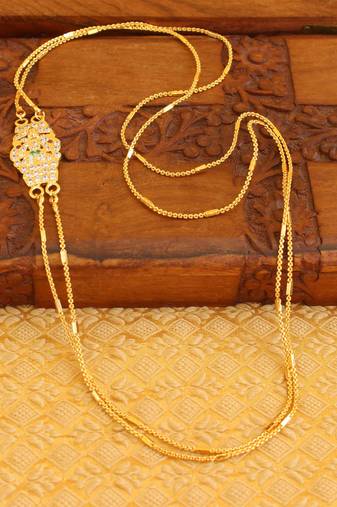 Gold platted necklace set