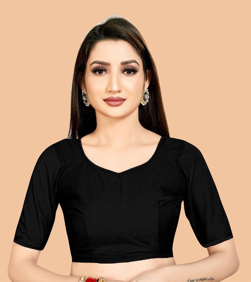 Clemira Green Color Embellished Georgette Bollywood Saree With Blouse