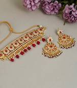 Traditional kundan jewellery set for woman