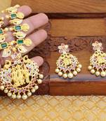 Designer ram pariwar  cz necklace set