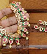 Designer cz  necklace set