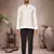 white cotton short kurta for mens