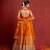 Burnt Orange Gotapatti and Sequin Lehenga