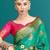 Elora  banarasi silk saree with blouse(rama green)