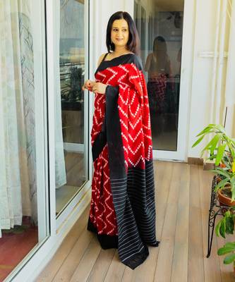 Handloom Ikat on cotton 1