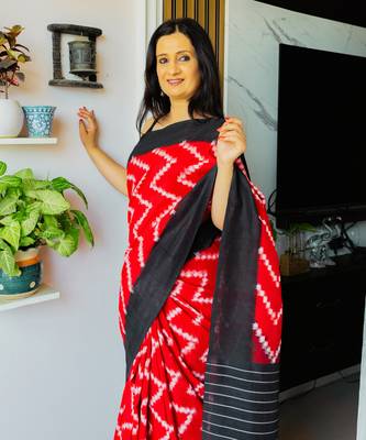 Handloom Ikat on cotton 4
