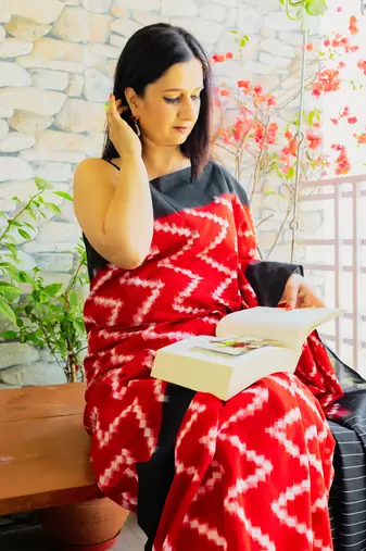 Handloom Ikat on cotton