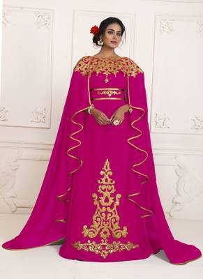 Pink and gold embroidery israeli dress islamic design kaftan takchita wedding party wear kaftan 1