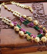 Lovely handmade bead necklace set