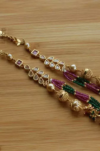 Lovely handmade bead necklace set