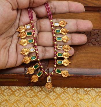 Lovely temple beads necklace 2