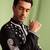 Black embroidered art silk kurta pajama with churidar traditional look