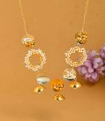 Contemporary pearl western statement necklace