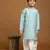 Blue Printed Cotton Printed Dhoti kurta Set for Boys Ethnic Wear