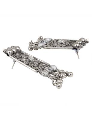 Oxidized Silver Color Choker Necklace Set 3