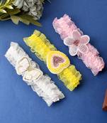 Women set of 3 multi-color hairband