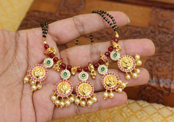Designer handmade ganesha bead necklace 2