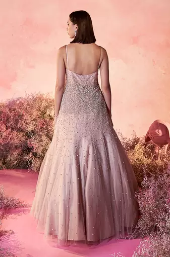 Pearl dust gown