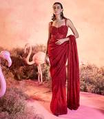 Rose saree set
