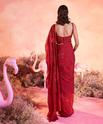 Rose saree set 4