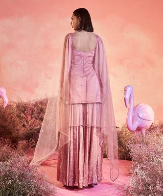 Swan sharara set 4
