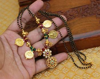 Designer coin bead necklace 2
