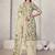 Stylee lifestyle cream pure pashmina digital printed dress material
