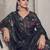 Stylee lifestyle black pure pashmina digital printed dress material