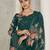 Stylee lifestyle green pashmina digital printed dress material
