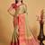 Beige weaving banarasi silk saree with un-stiched blouse
